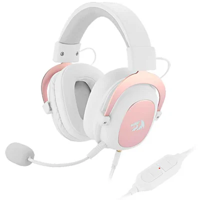 Headset Redragon Zeus 2 H510 Mini Jack, 3.5Mm, Microfone Removível - Branco