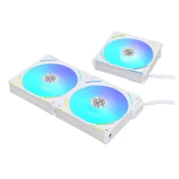 Cooler Fan Lian Li Uni, Fan Al120 V2 RGB, 3in1, 3x120mm, Branco 2