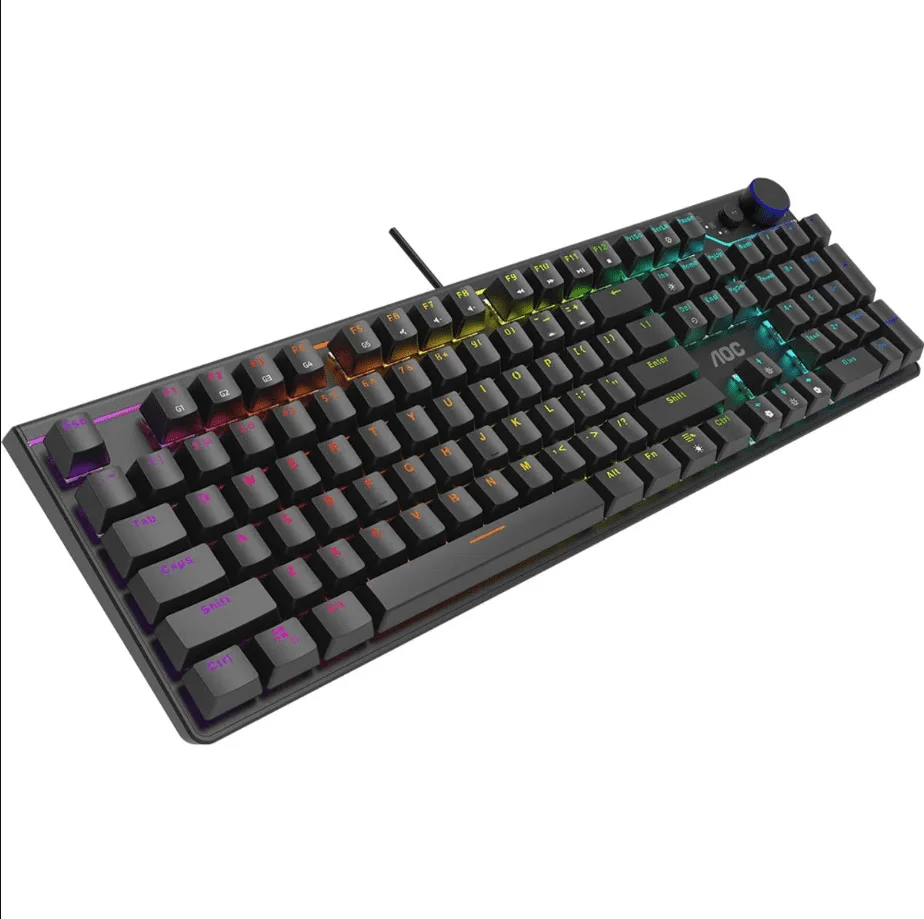 Teclado Mecânico Gamer Aoc, Switch, Red, RGB - Gk530br/fg Teclado Mecânico Gamer Aoc, Switch, Red, RGB - Gk530br/fg