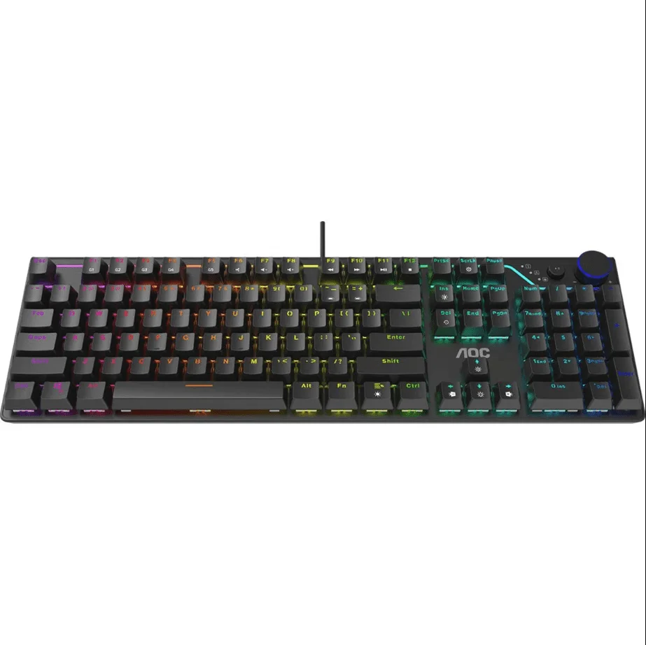 Teclado Mecânico Gamer Aoc Switch Red KaBuM