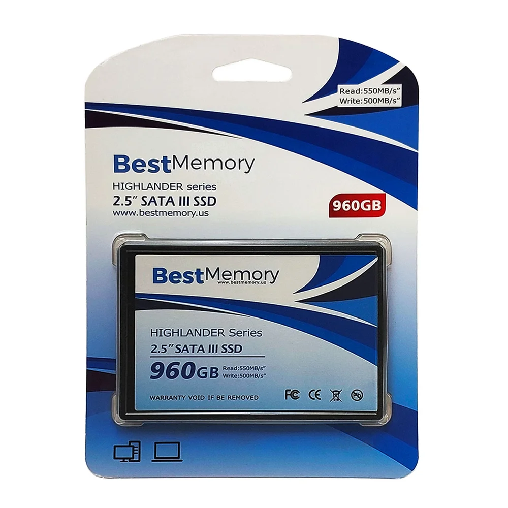 SSD 960GB Best Memory Highlander Series KaBuM