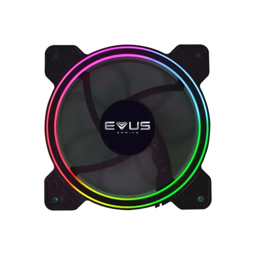 Imagem 3 de 5 do produto Cooler Gamer Evus F-12fix, Fan 12cm, Com Led