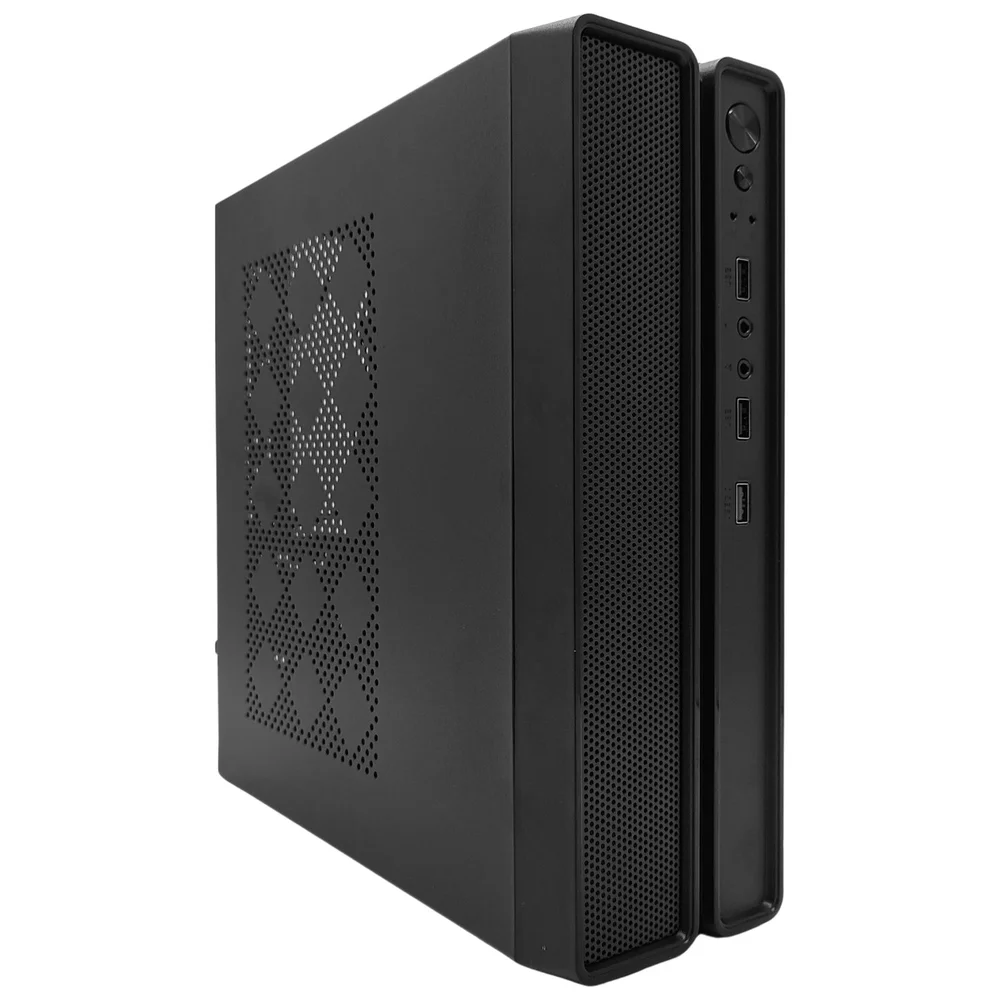 Gabinete Slim Bluecase, Fonte 200w, Microatx/miniitx - Bg-2002bx