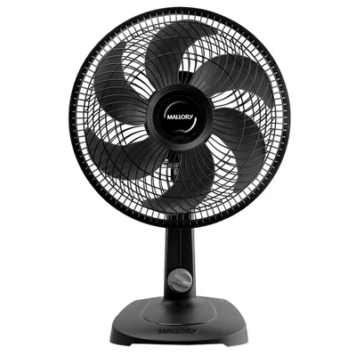 Vent 30cm Mallory Turbo Compact - B94401862  Preto/grafite  220 Volts