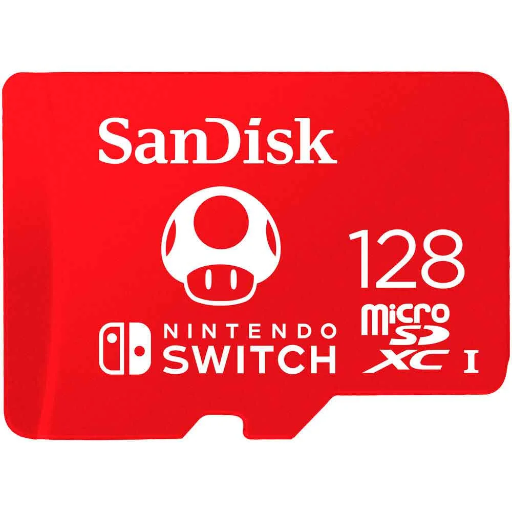 Nintendo Switch Nintendo Switch + 128GB MicroSD Carto De Memória Micro Sdxc Sandisk KaBuM