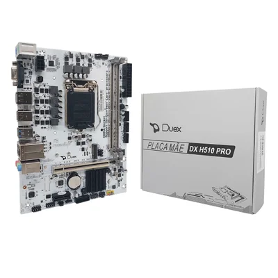 Placa Mãe Duex Dx H510 Pro, Intel 10ª/11ª Geração, LGA1200, DDR4, Micro ATX