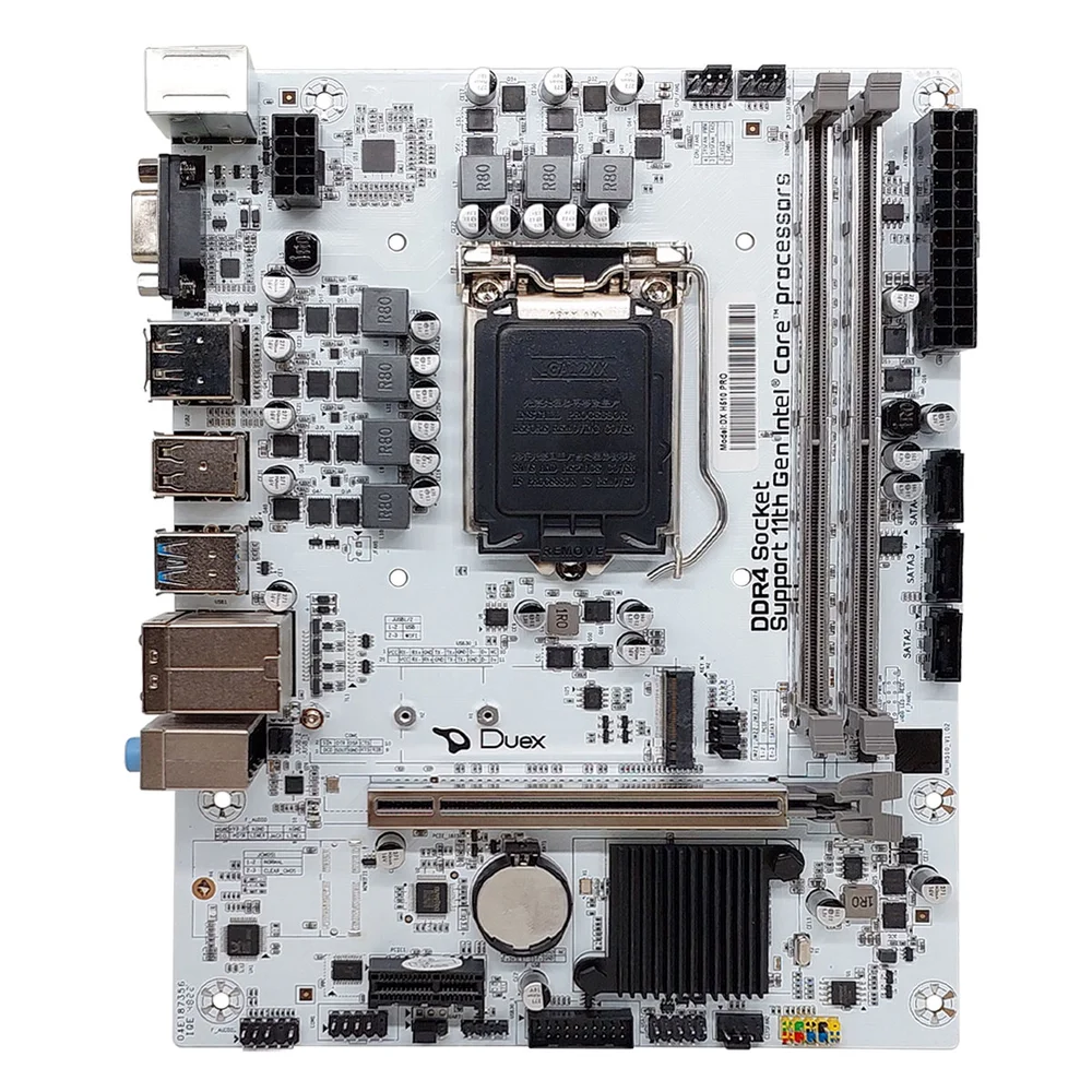Placa Mãe Duex Dx H510 Pro, Intel 10ª/11ª Geração, LGA1200, DDR4, Micro ATX 6