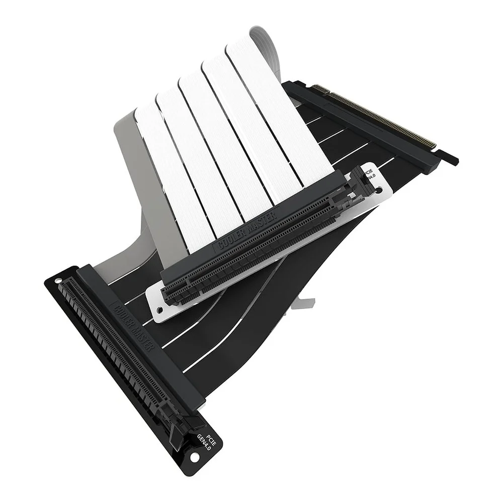 Imagem 2 de 3 do produto Cabo Riser Cooler Master Pci-e 4.0 X16 V2, 200mm, Branco