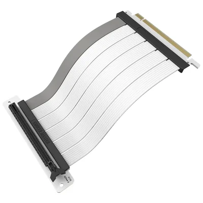 Cabo Riser Cooler Master Pci-e 4.0 X16 V2, 300mm, Branco
