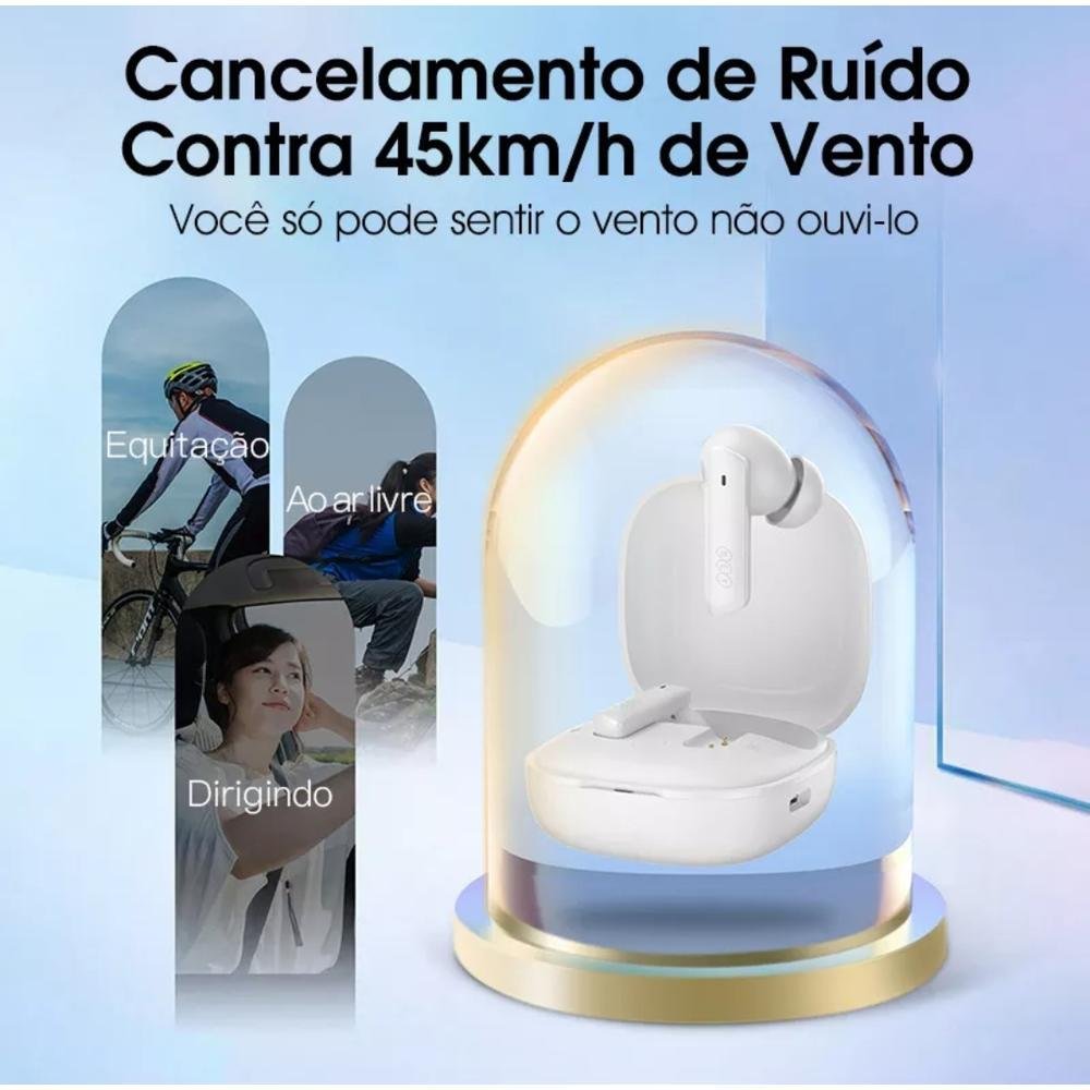 Fone De Ouvido Qcy Ht05 Melobuds, Bluetooth 5.2, Cancelamento De Ruído Anc E Modo Game Fone De Ouvido Qcy Ht05 Melobuds, Bluetooth 5.2, Cancelamento De Ruído Anc E Modo Game