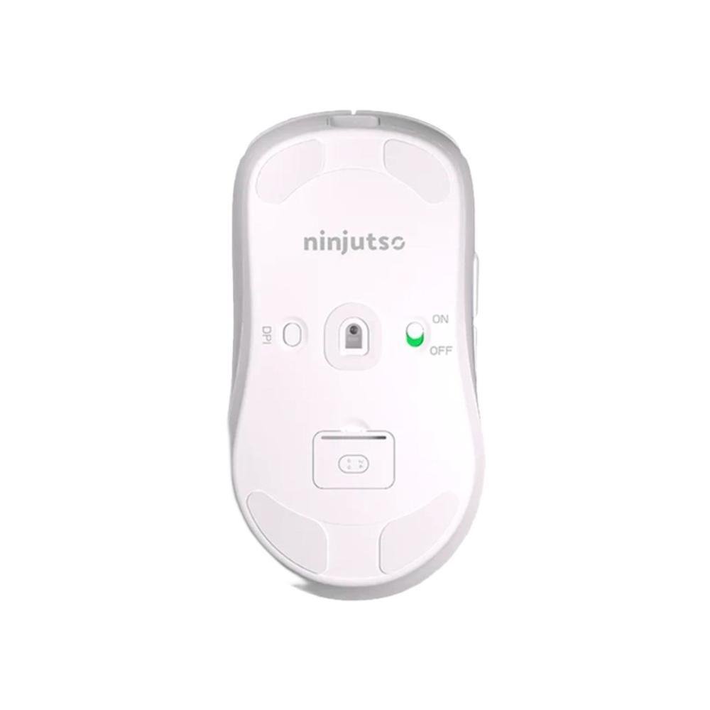 Mouse Gamer Ninjutso Sora Branco Wireless 4khz