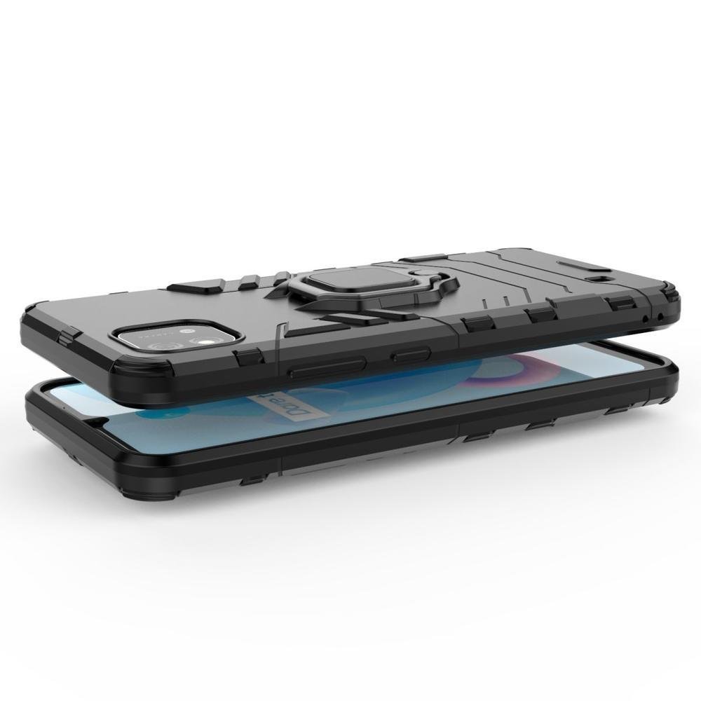 Mixroom - Cover Custodia Back case In TPU Silicone Morbida Per Realme C11 2021 Fantasia Lupo Sotto La Piogga M570