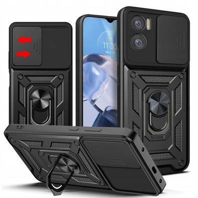 Capa Para Motorola Moto E22 E22i, Protetora Resistente, Anti Impacto Queda, Armadura Militar, preto