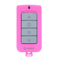 Controle Remoto De Portão, 433mhz, Tx Play Rosa - Garen