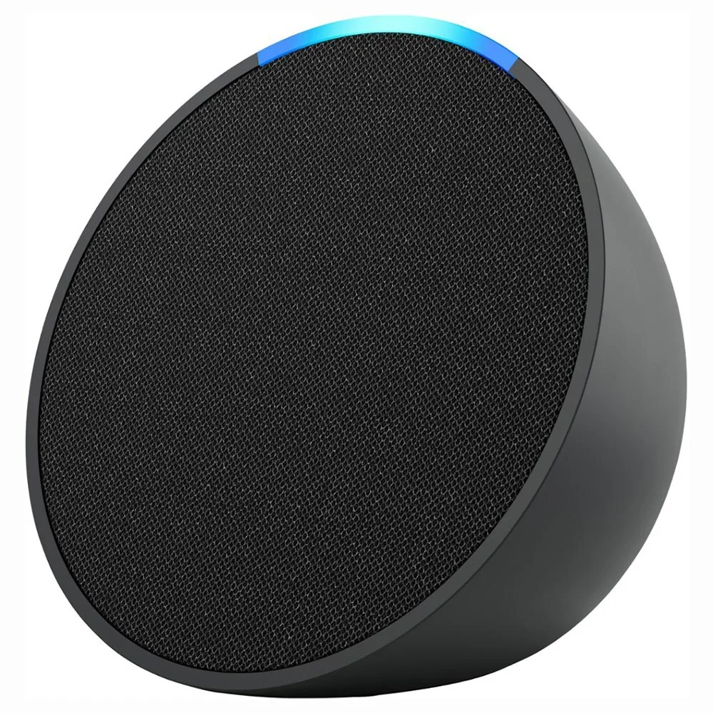 Echo Pop Amazon Alexa Bluetooth Preto KaBuM