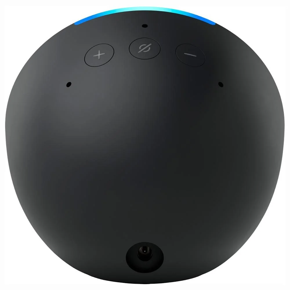 Echo Pop Amazon Alexa Bluetooth Preto KaBuM