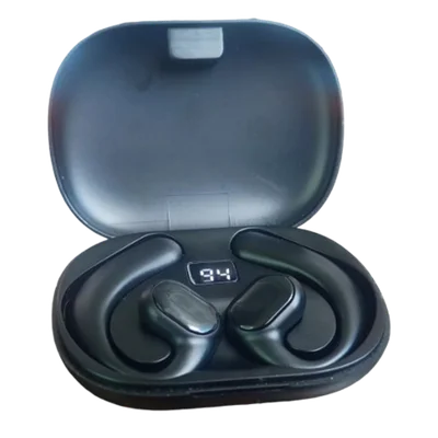 Fone De Ouvido Condução Óssea, Bluetooth 5.3, Preto, Rs-24