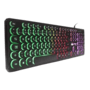Teclado Gamer Knup, Qwerty, RGB, Preto - Kp-2059