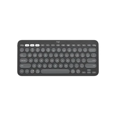 Teclado  Logitech , Bluetooth, Pebble Keys 2 K380s, Grafite