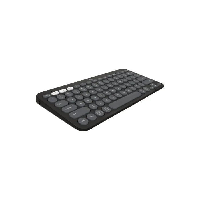 Imagem 3 de 5 do produto Teclado  Logitech , Bluetooth, Pebble Keys 2 K380s, Grafite
