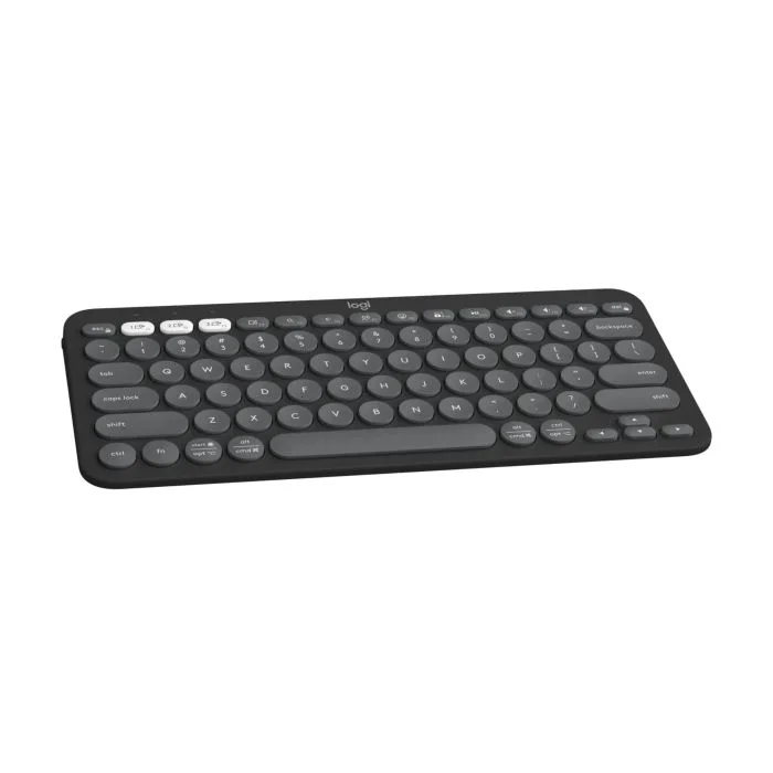 Imagem 4 de 5 do produto Teclado  Logitech , Bluetooth, Pebble Keys 2 K380s, Grafite