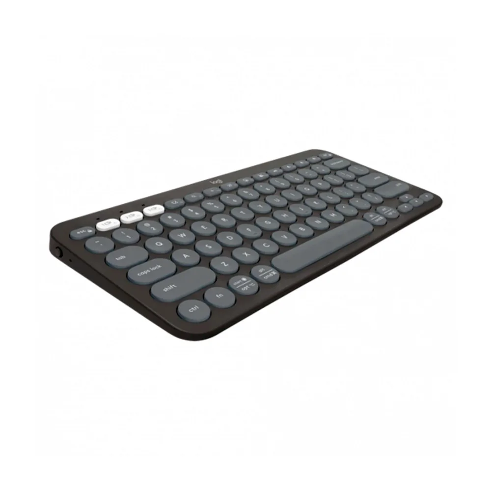 Imagem 2 de 4 do produto Teclado Logitech Pebble Keys 2, Sem Fio, Bluetooth, Grafite