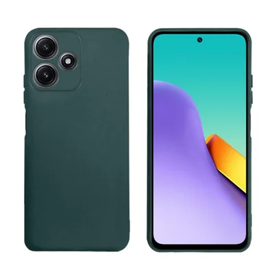 Capa Protetora, Para Smartphone Redmi De Silicone, 12 5g, Verde