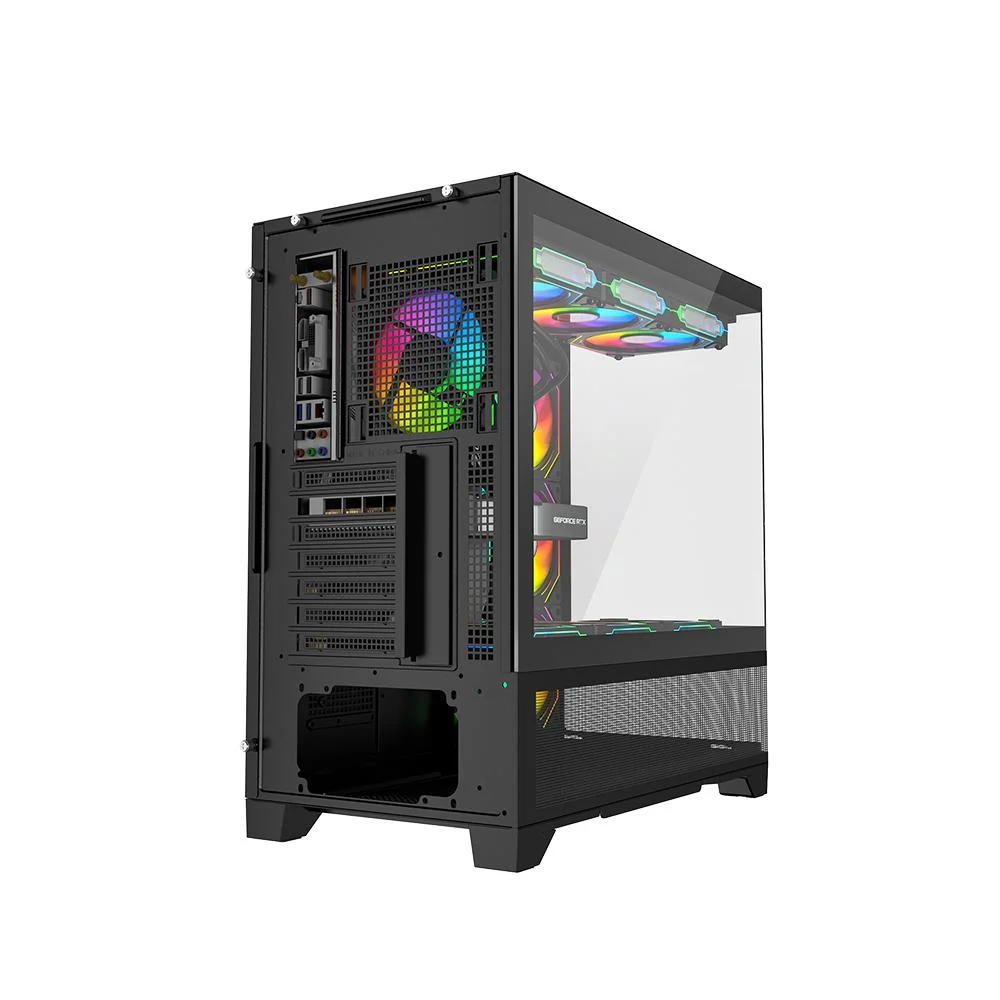 Imagem 5 de 5 do produto Gabinete Galax Centaurus Black Atx, Frontal Vidro, Sem Fan