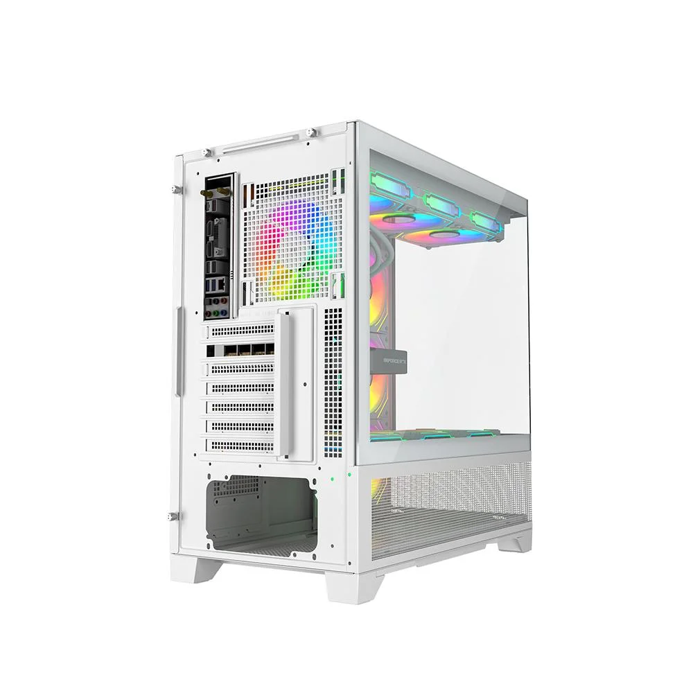 Imagem 5 de 5 do produto Gabinete Galax Centaurus White Atx, Frontal Vidro, Sem Fan