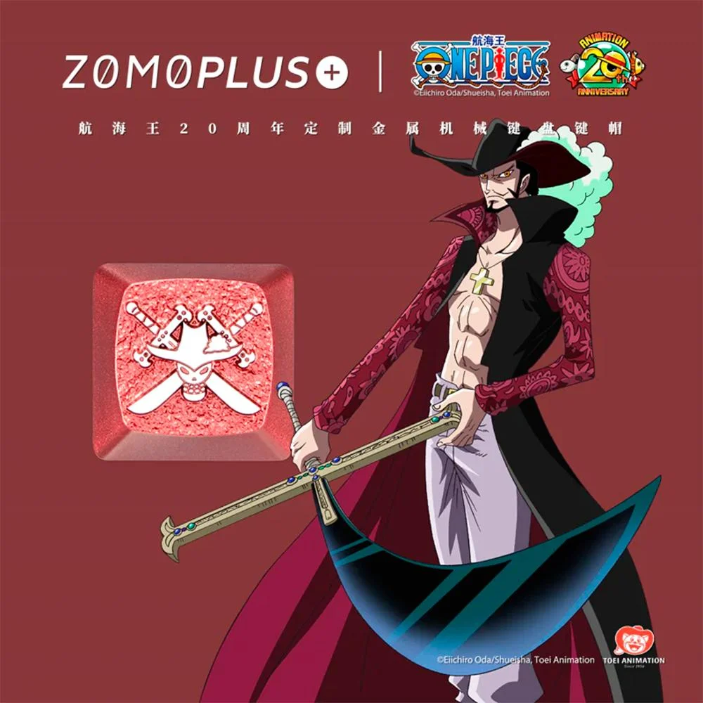 Imagem 4 de 5 do produto Keycap Tecla Gamer, Cherry Zomoplus One Piece Mihawk
