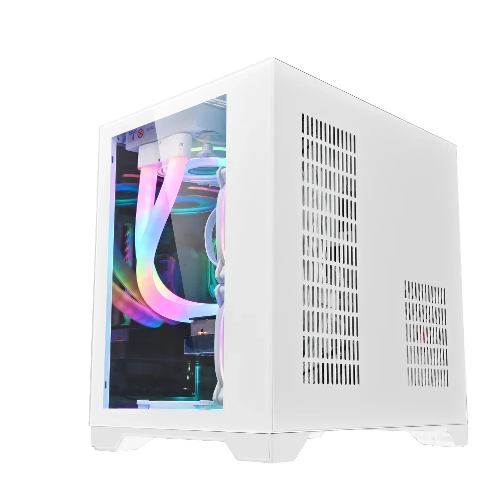 Imagem 5 de 5 do produto Gabinete Gamer Matx Brazilpc Bpc 345, Com 4 Coolers, Branco