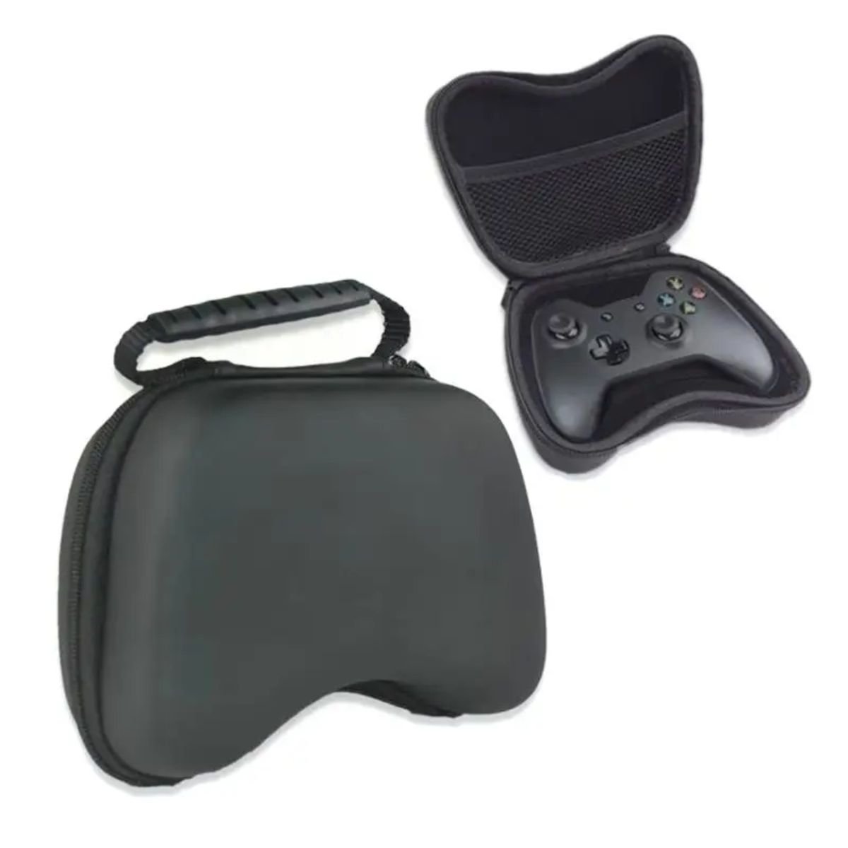 Case Capa Estojo De Controle Joystick P/ Xbox Playstation Nintendo Em Eva - Preto