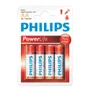Pilha Alcalina Philips Aa Cartela, 4 Unidades