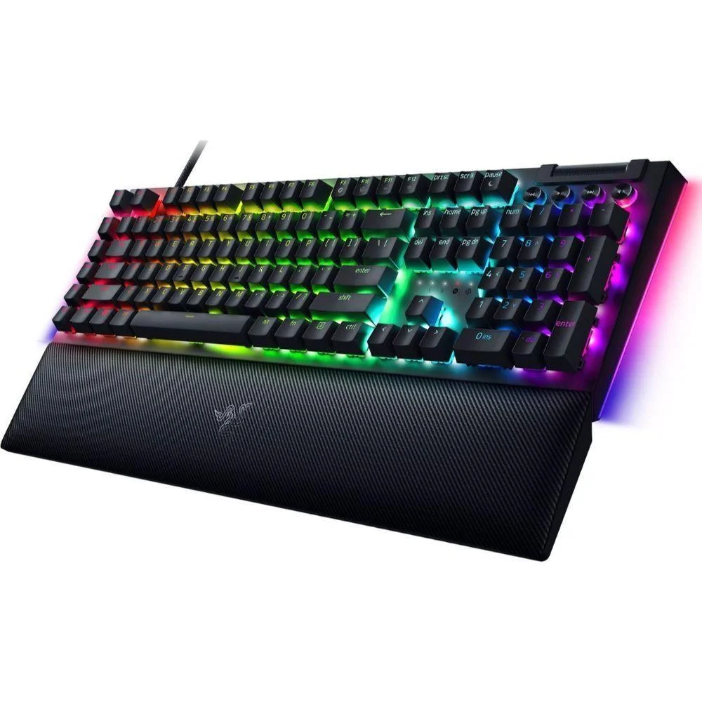 Imagem 2 de 5 do produto Teclado Razer Blackwidow V4, Switch Green, Layout Us, Preto