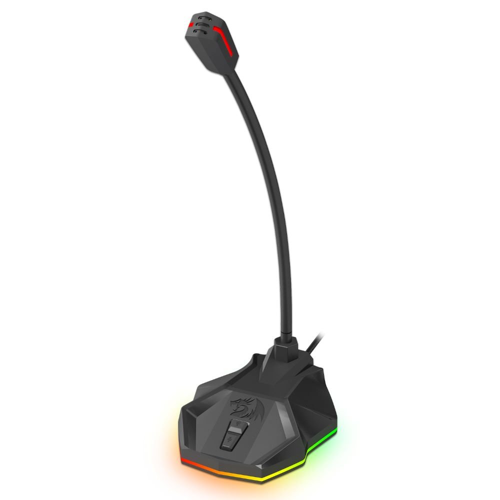Microfone Stix Redragon, USB, Preto - Gm-99