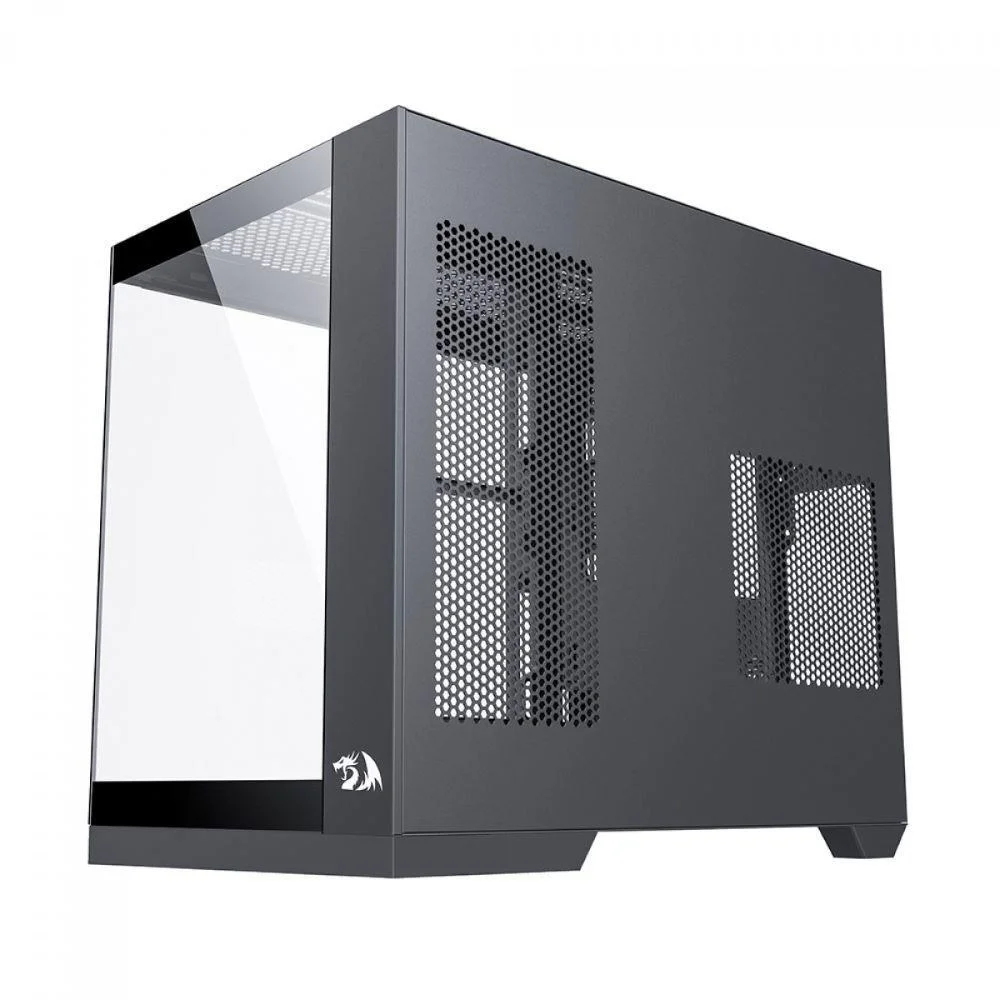 Imagem 2 de 5 do produto Gabinete Gamer Redragon Preto, Mid Tower, Sem Fan, Sem Fonte - Ca-604b-pro