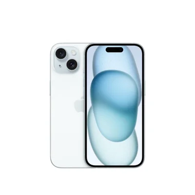 Iphone 15 128GB Azul 6,1", 48mp, Chip A16 E Porta Usb‑c