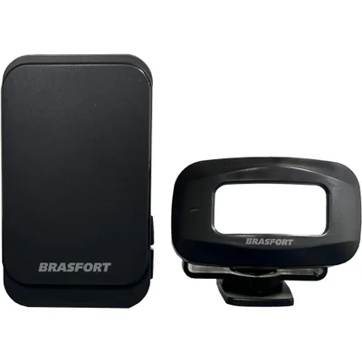 Anunciador De Presença Brasfort , Com Sensor, Preto