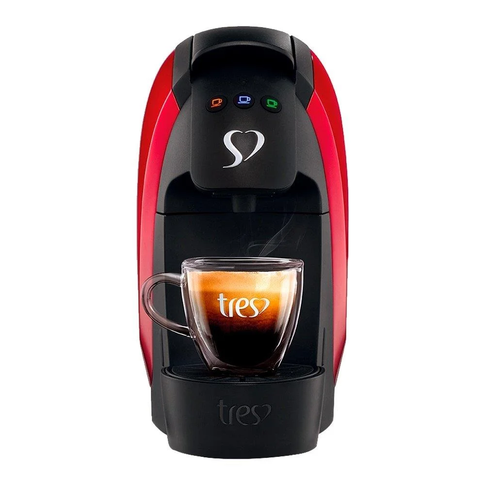 Cafeteira Expresso Três Corações Luna Vermelho