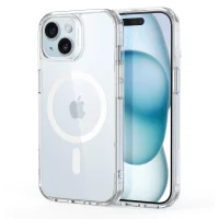 Capa Para Iphone 15, 6.1 Polegadas,Classic Magsafe -clear