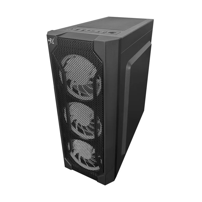 Imagem 2 de 5 do produto Gabinete Gamer Titan, Preto, Mid Tower, Vidro Temperado, RGB, Com 3 Fans