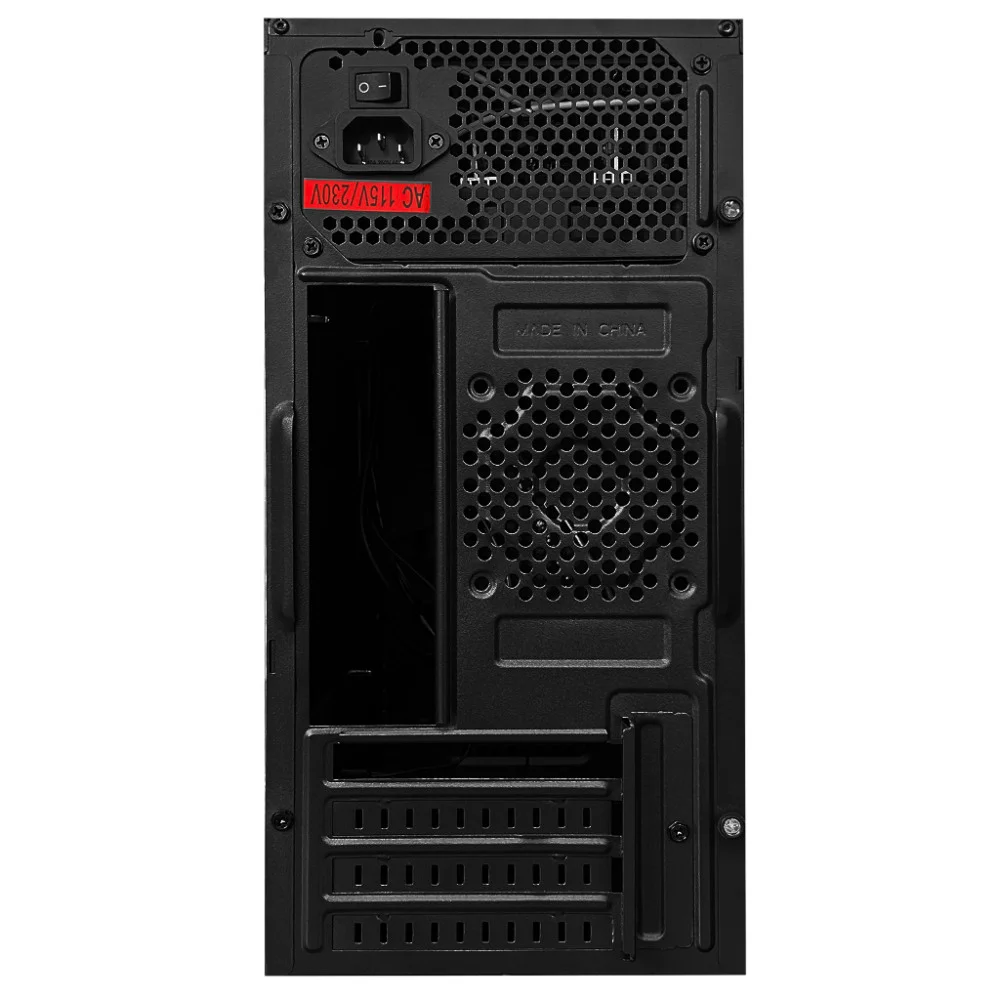 Imagem 3 de 5 do produto Gabinete Gamer Vortex, Preto, Mid Tower, Com Faixa De LED