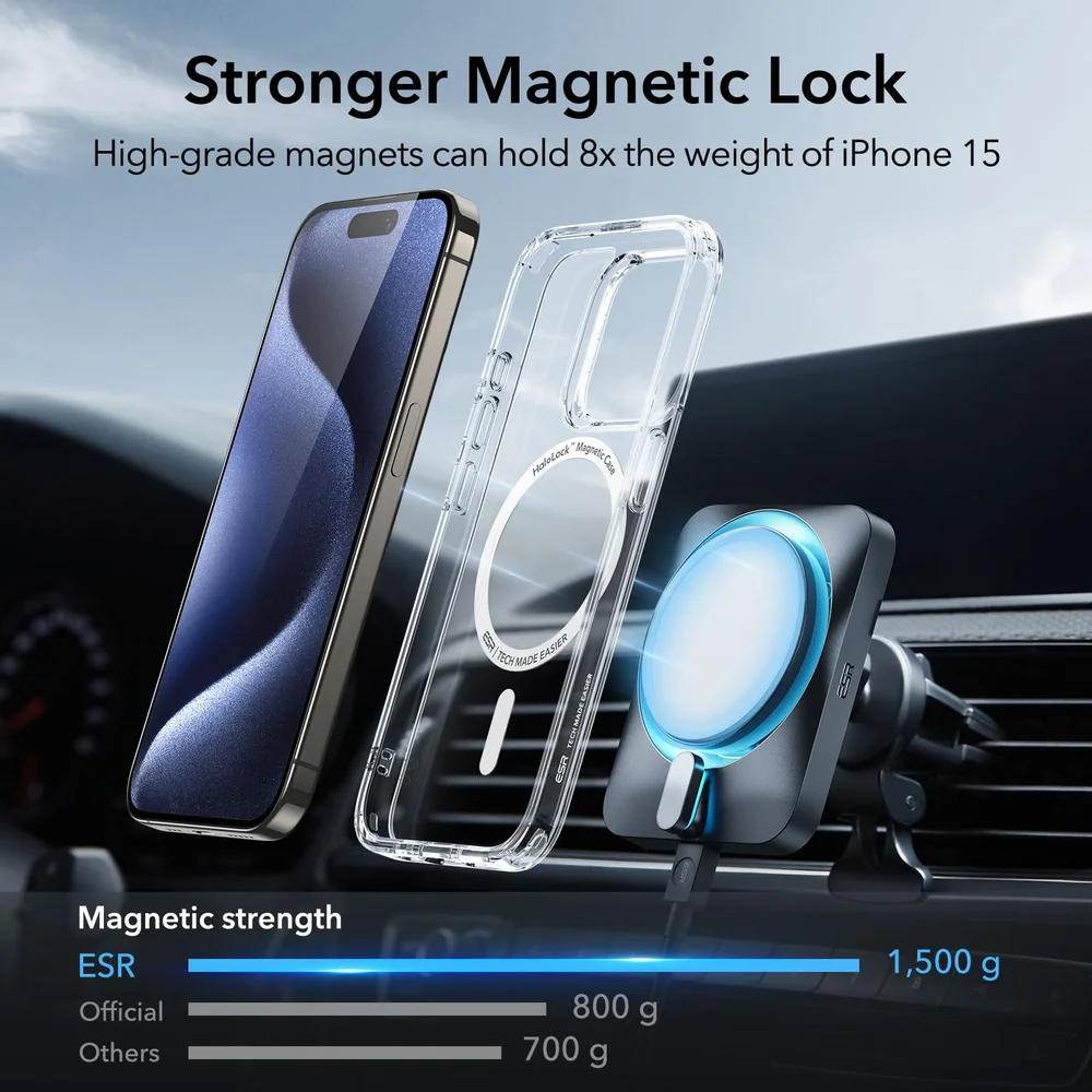 Imagem 3 de 5 do produto Capa Para Iphone 15 Pro, Classic Magsafe