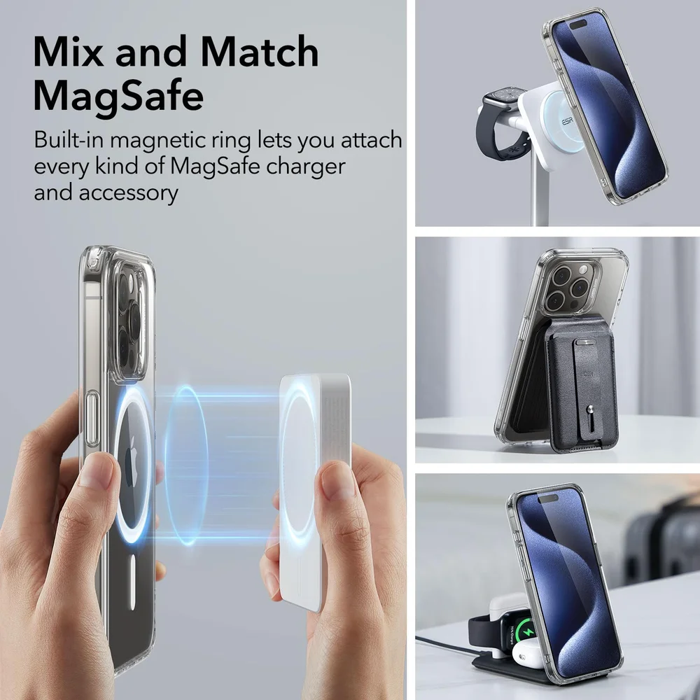 Imagem 4 de 5 do produto Capa Para Iphone 15 Pro, Classic Magsafe