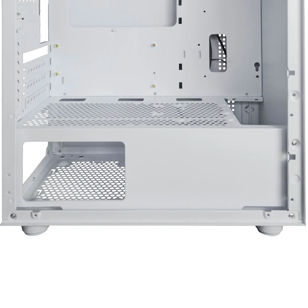 Imagem 2 de 5 do produto Gabinete Gamer Blazer Whiter, Mid Tower, Vidro Temperado RGB, Com 3 Fans