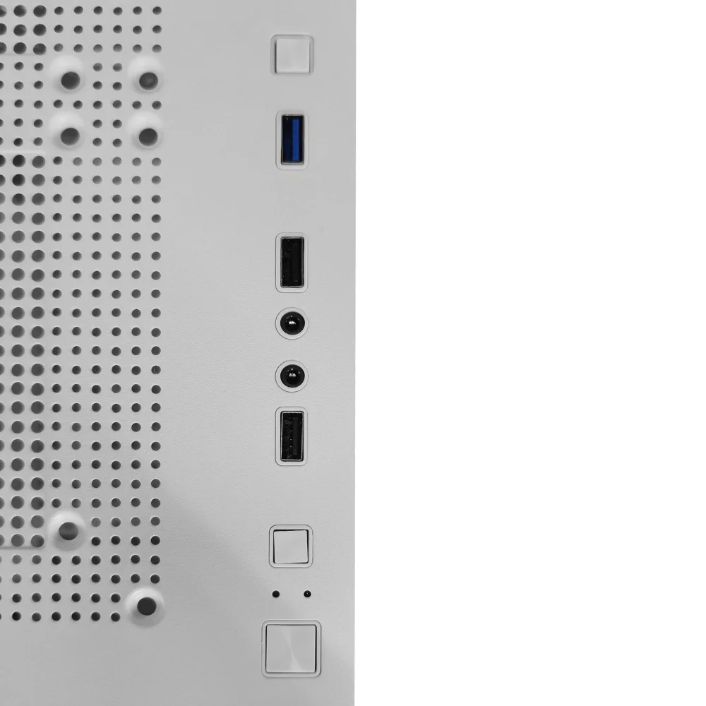 Imagem 4 de 5 do produto Gabinete Gamer Blazer Whiter, Mid Tower, Vidro Temperado RGB, Com 3 Fans