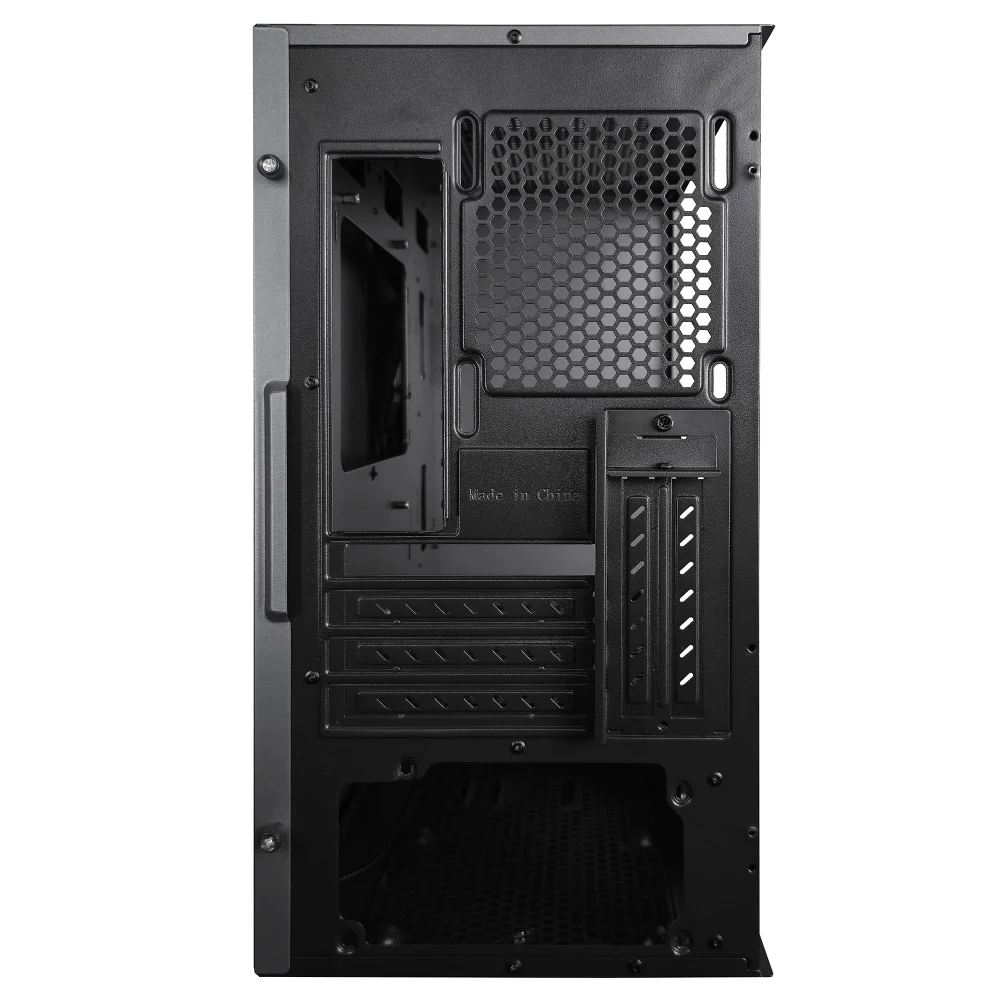 Imagem 2 de 5 do produto Gabinete Gamer Blazer Black, Mid Tower, Vidro Temperado RGB, Com 3 Fans