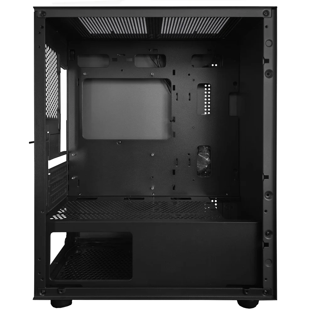 Imagem 4 de 5 do produto Gabinete Gamer Blazer Black, Mid Tower, Vidro Temperado RGB, Com 3 Fans