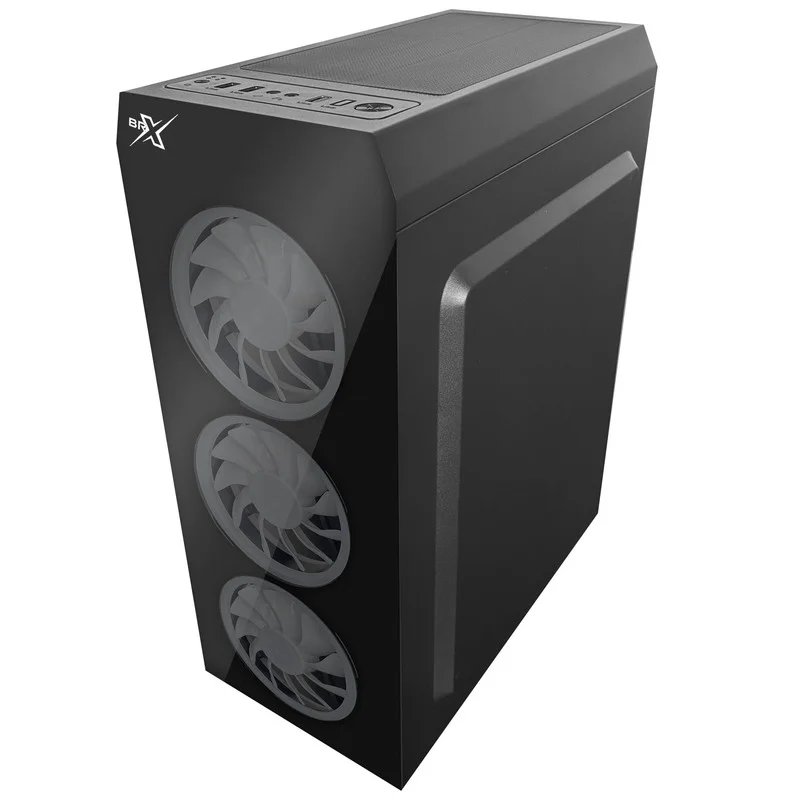 Imagem 4 de 5 do produto Gabinete Gamer Perfect, Preto, Mid Tower, Vidro Temperado RGB, Com 3 Fans