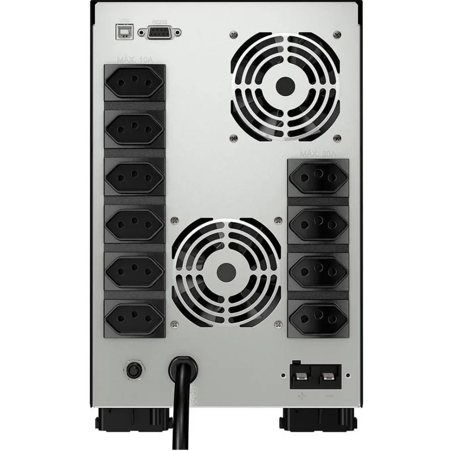 Imagem 4 de 5 do produto Nobreak Sms Upv3000 3kva 27747 Power Vision Bivolt 115v 10 Tomadas